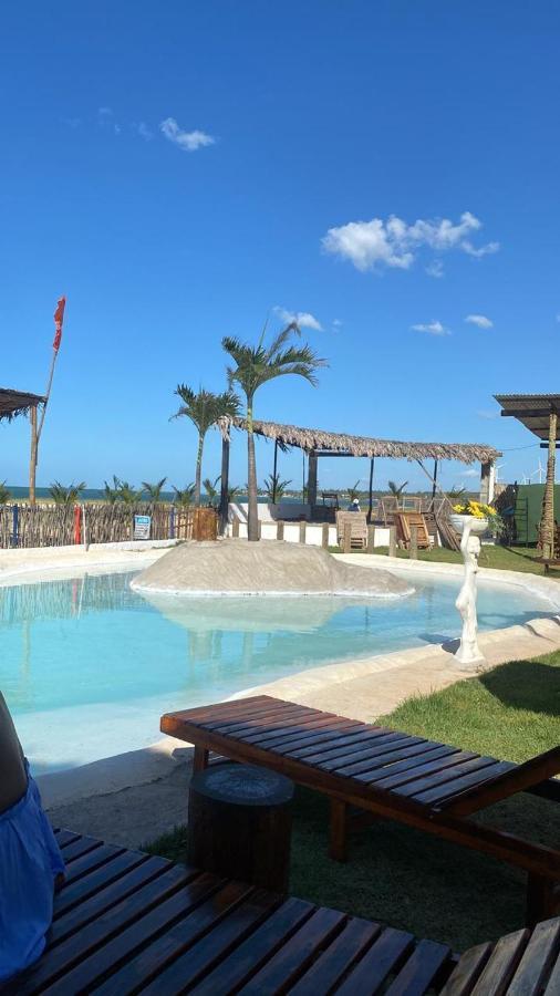 Apartamento Com Vista Para O Mar, Piscina , Deck , Playground E Estacionamento . Taíba Eksteriør billede